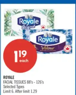 Shoppers Drug Mart ROYALE FACIAL TISSUES offer