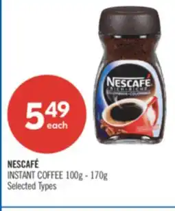 Shoppers Drug Mart NESCAFÉ INSTANT COFFEE offer