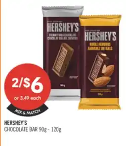 Shoppers Drug Mart HERSHEY'S CHOCOLATE BAR offer