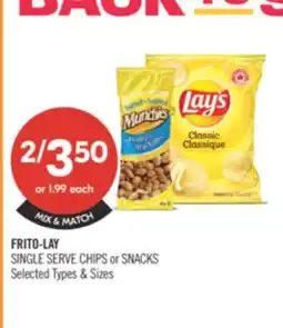 Shoppers Drug Mart FRITO-LAY SINGLE-SERVE CHIPS offer