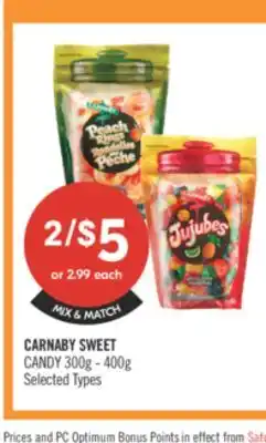 Shoppers Drug Mart CARNABY SWEET offer