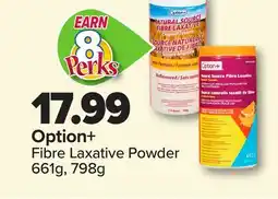 PharmaChoice Option+ Fibre Laxative Powder offer