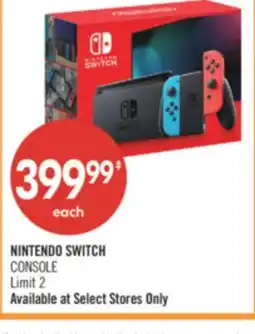 Shoppers Drug Mart NINTENDO SWITCH CONSOLE offer