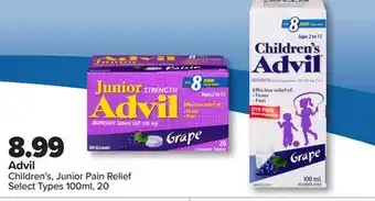 PharmaChoice Advil Children's, Junior Pain Relief offer