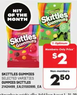 Independent City Market GUMMIES SKITTLES offer