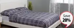 JYSK KOPING Upholstered faux leather bed frame offer
