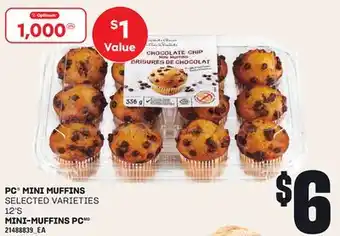Independent City Market MINI-MUFFINS PC , 12'S offer