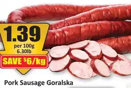 Starsky Pork Sausage Goralska offer