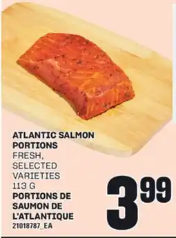 Independent City Market PORTIONS DE SAUMON DE L'ATLANTIQUE, 113 G offer