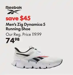 Sport Chek REEBOK MEN'S ZIG DYNAMICA 5 RUNNING SHOE offer