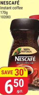 Rossy NESCAFÉ Instant coffee offer