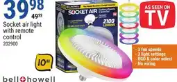 Rossy BELL+HOWELL Socket air light with remote control offer