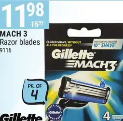 Rossy GILLETTE MACH 3 Razor blades offer