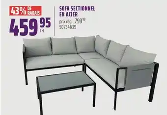 Gagnon - La Grande Quincaillerie SOFA SECTIONNEL EN ACIER offer