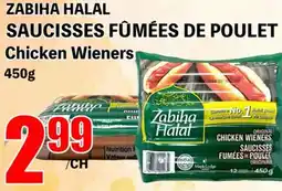 Marche Salaberry ZABIHA HALAL SAUCISSES FÛMÉES DE POULET offer