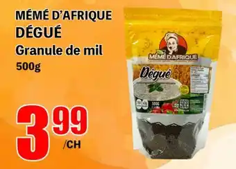 Marche Salaberry MÉMÉ D'AFRIQUE DÉGUÉ Granule de mil offer