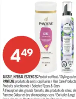 Pharmaprix AUSSIE, HERBAL ESSENCES Styling or PANTENE Hair Care Products offer