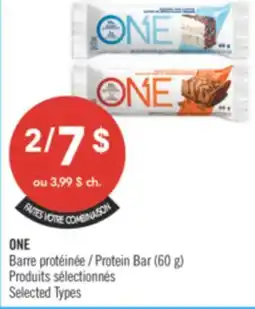 Pharmaprix ONE Protein Bar offer