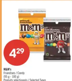 Pharmaprix M&M's Candy offer