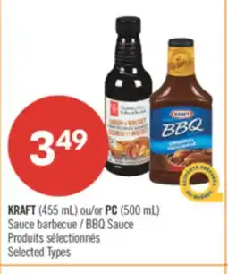 Pharmaprix KRAFT (455 mL) ou/or PC (500 mL) / BBQ Sauce offer
