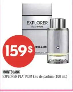 Pharmaprix MONTBLANC EXPLORER PLATINUM Eau de parfum offer