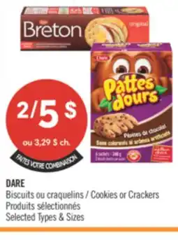 Pharmaprix DARE Cookies Crackers offer