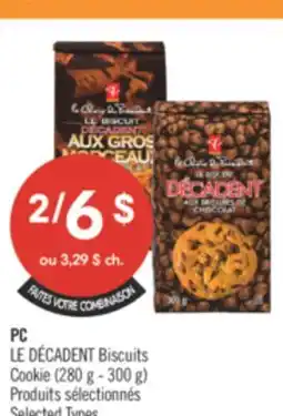 Pharmaprix PC LE DÉCADENT Biscuits Cookie offer