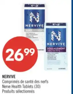 Pharmaprix NERVIVE Nerve Health Tablets (30) offer