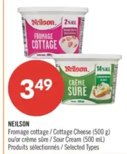 Pharmaprix NEILSON cottage / Cottage Cheese (500 g) or Sour Cream (500 mL) offer