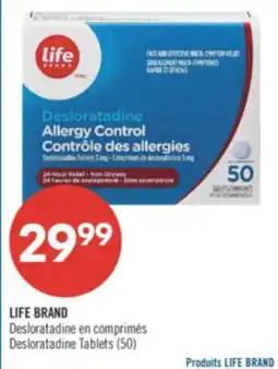 Pharmaprix LIFE BRAND Desloratadine Tablets offer