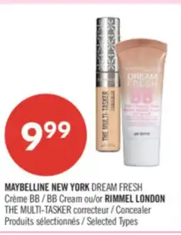 Pharmaprix MAYBELLINE NEW YORK DREAM FRESH BB Cream or RIMMEL LONDON Concealer offer