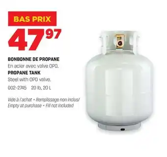 BMR BONBONNE DE PROPANE offer