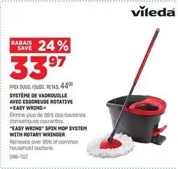 BMR SYSTÈME DE VADROUILLE AVEC ESSOREUSE ROTATIVE EASY WRING offer