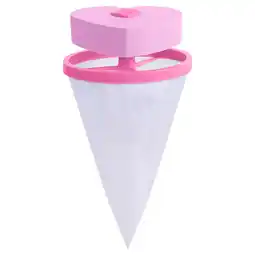 Walmart jovat Love Heart-Shaped Washing Machine Filter Mesh Bag To Clean Debris And Hair Roller Filter offer
