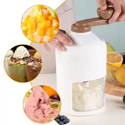 Walmart Ice Crusher-Manual Rotary Hand Shaved Ice Crusher-Small Manual Shaving Ice Machine For Household-Commercial Hand-Cranked offer