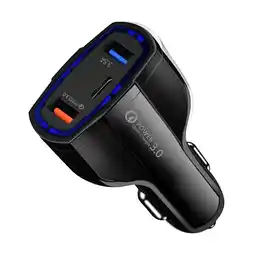 Walmart Lolmot USB C Car Charger, 18W Phone Car Charger Adapter,USB Charger QC3.0 Car Phone Charger Double Export Outlet Fast Chargin offer