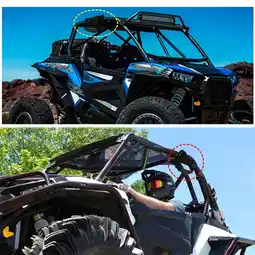 Walmart Acaige 2Pcs For Polaris Atv Utv Rzr Roll Bar Straps Grab Handle Adjustable Mount Door Side Top Grip Handle For Gator Kawasaki offer