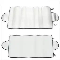 Walmart CEHVOM Car Sun Block, Snow Block, 70*150 Double Ear Sun Block, Sun Block, Heat Resistant Foam Sun Block Clearance offer