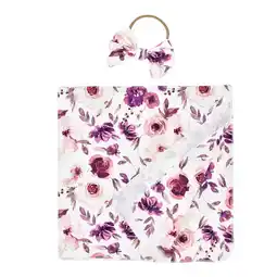 Walmart XZNGL Baby Swaddle Blanket Wrap Newborn Infant Baby Sack Swaddle Wrap Blanket and Headband Newborn Swaddle Blanket Baby Wrap offer