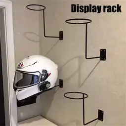 Walmart Agiferg On The Wall Hat Rack Screw Display Rack Bicycle Motorcycle Helmet Display Rack offer