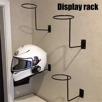 Walmart Agiferg On The Wall Hat Rack Screw Display Rack Bicycle Motorcycle Helmet Display Rack offer