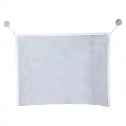 Walmart Lolmot Bathroom Storage Organizer Baby Storage Bag, Childrens Bathroom Bath Bag, Mesh Bag with Suction Cup offer