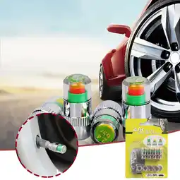 Walmart Agiferg Car Tire Pressure Monitoring Cover Sensor Tire Pressure Monitor Stem Cover Sensor Indication Eye Alarm Diagnostic Too offer