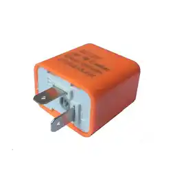Walmart 2 Pin Speed Adjustable LED Indicator Flasher Turn Signal Light Relay Resistor Fix Hyper Control Flash for Motorcycle Orange C offer
