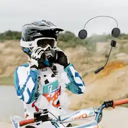 Walmart EGNMCR Motorcycle Helmet Bluetooth Headset Outdoor Headset Waterproof Wireless Handsfree Headphone Stereo Music Player Automa offer