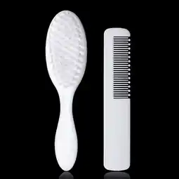 Walmart Lolmot Baby Hair Brush Abs Baby Hairbrush Newborn Hair Brush Infant Comb Massager offer