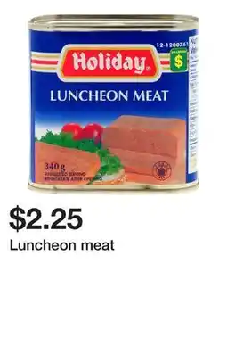 Dollarama Luncheon meat offer