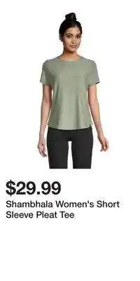 Mark's Shambhala Women's Short Sleeve Pleat Tee offer