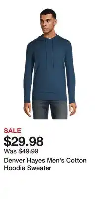 Mark's Denver Hayes Men's Cotton Hoodie Sweater offer