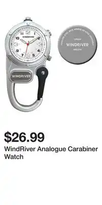 Mark's WindRiver Analogue Carabiner Watch offer